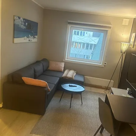 Downtown With Queensize Bed And Parking Lägenhet