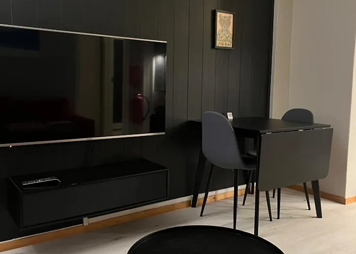 Downtown With Queensize Bed And Parking Apartamento